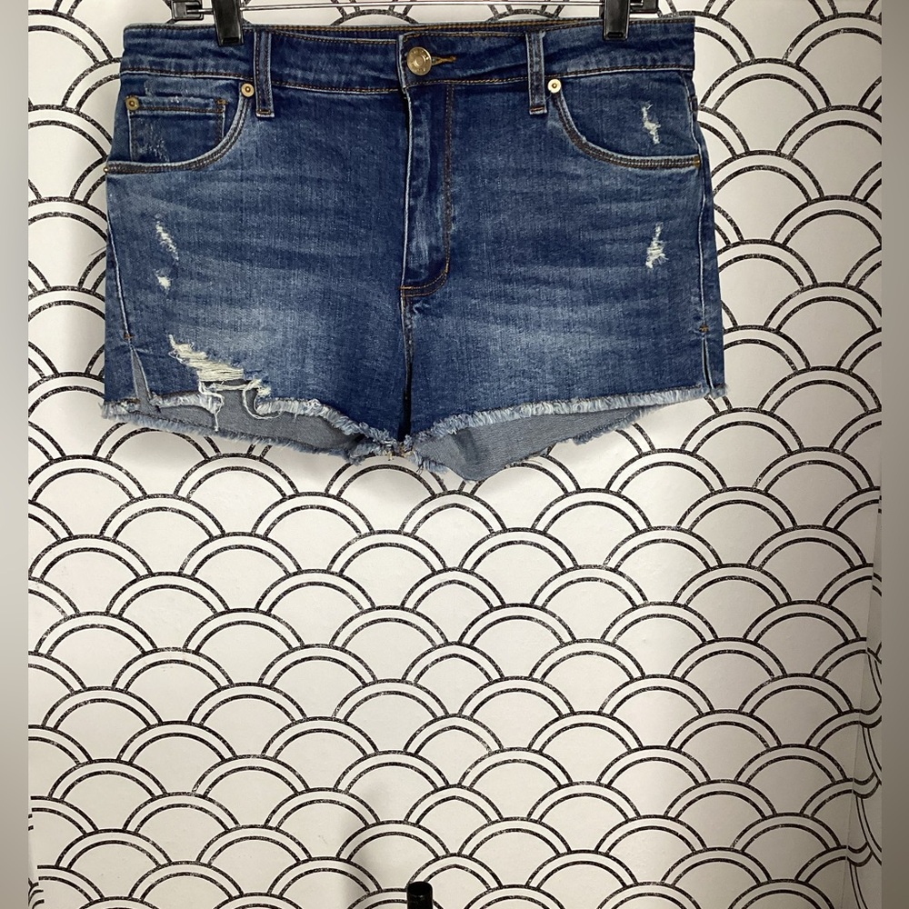 STS Denim Distressed Shorts – Aubrey High Rise (Size 30)